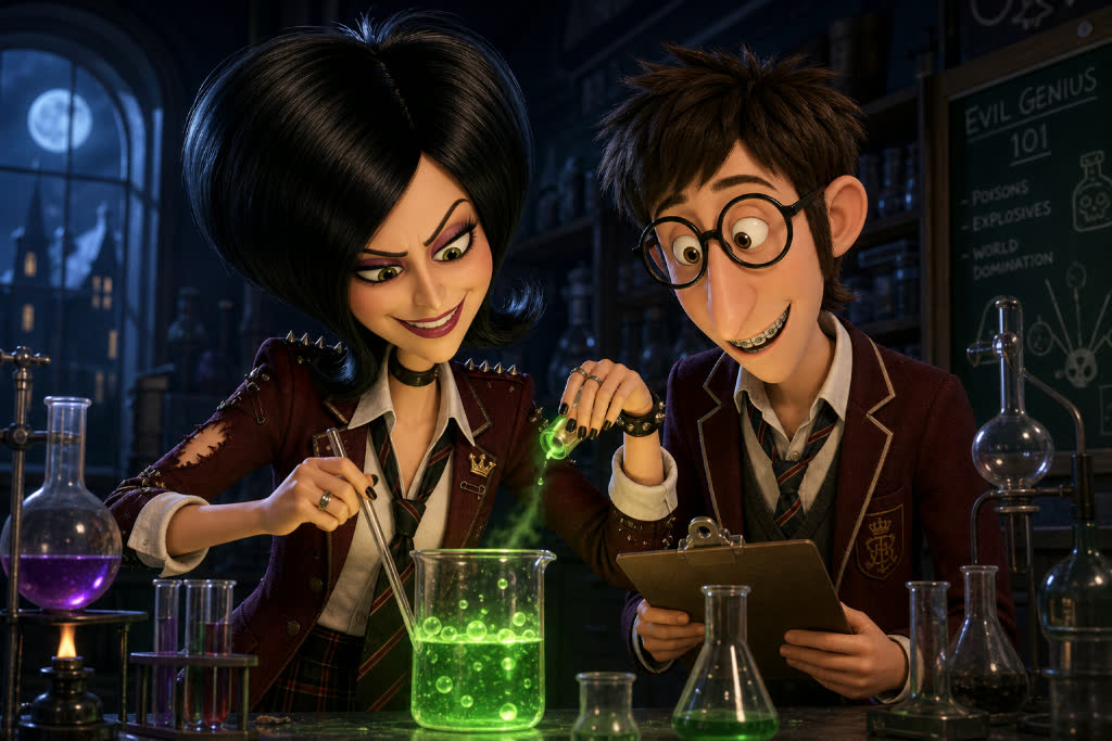 Original characters designed for a story spot